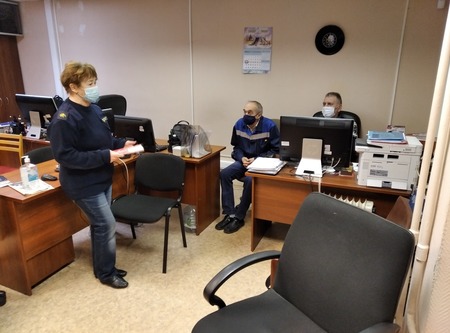 Мониторинг противопожарного состояния архивохранилищ Архивного центра Санкт-Петербурга