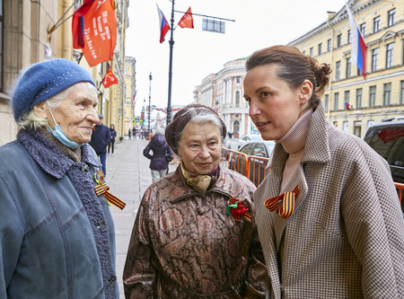 Поздравление с Днём Победы Главы МО Дворцовый округ Марии Бисеровой